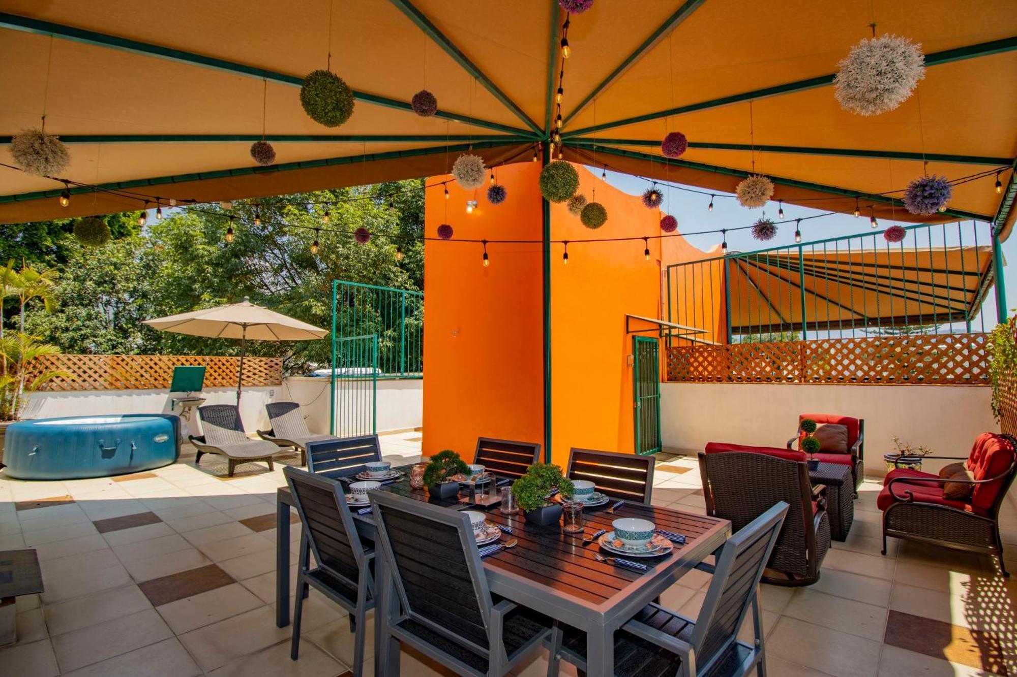 New! Bamboo Rooftop Villa Cuernavaca Kültér fotó